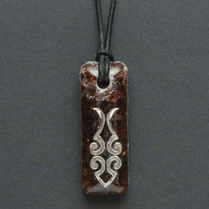 Garnet Orgonite Pendant